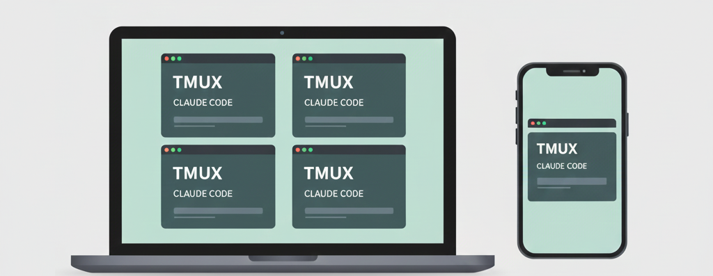 Tmux setup with PC and phone
